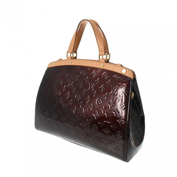 Louis Vuitton Brea GM 2WAY Monogram Vernis Handbag Amarant - Picture 1 of 12